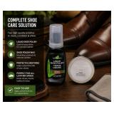 Lot of 2 Liquid Shoe Polish: Brown & Neutral