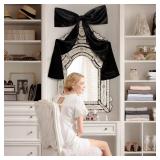 Phoaxul Large Black Bow Decor 24x36'