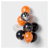 10ct Halloween Bats & Marble Latex Balloons