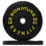 Fitvids 2' Olympic Rubber Weight Plates: 35lb