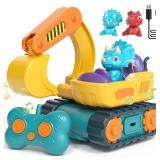 LehooCastle RC Excavator Toy for Toddlers