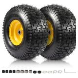 2pcs 15x6.00-6 Tire & Wheel for Riding Mowers