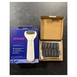Electronic Foot File w/ 12 Replacement Rollers