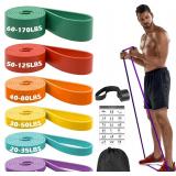 Zacro Resistance Bands Set w/Door Anchor