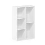 Furinno Luder 31.5' White 5-Shelf Bookcase