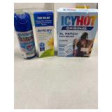 Lot of Pain Relief Products