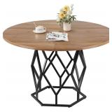 TranquilNest 47' Round Dining Table for 4/6