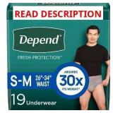 Depend Fresh Protection Adult Incontinence