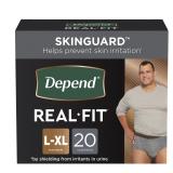 Depend RealFit Incontinence Underwear Men L/XL