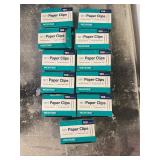 Lot of 11 Wexford Paper Clips 100ct ea