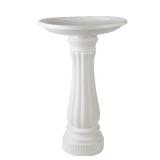 Union Products White Plastic 25' Bird Bath