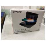 Vivitar Alarm Clock: Wireless Smartphone Chrgr