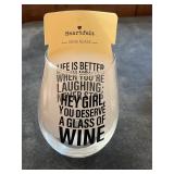 Lot of 3 Faithworks Stemless Wine Glass 20oz