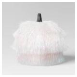 Large Fringed Pumpkin Figurine: Iridescent