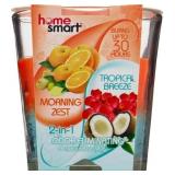 Lot of 12 HomeSmart 2-in-1 Zest/Tropical Candle