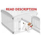 NEWBULIG 4-Panel 24' Dog Playpen w/ Door