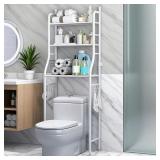 MilleLoom 3-Tier Over Toilet Storage: White