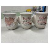 Lot of 3 Mugs