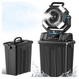 40000mAh 15L Misting Fan w/ Battery & Timer