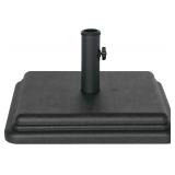 US Weight 40lb Outdoor Umbrella Base: Black