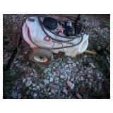 Pull type lawn sprayer, 12 volt