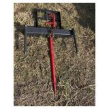 New bucket hay spear