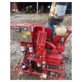 John Deere 4 cylinder diesel power unit, less