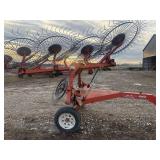 Kuhn SR 110 speed rake, w/kicker wheel, missing a