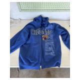 Kentucky wildcat zip up sweatshirt size large