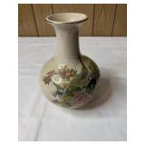Vintage Japan peacock vase 8'