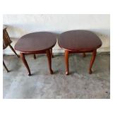 2 wood end table 24x21x19