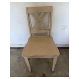 Vtg wood chair