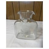 Blenko Glass Water Bottle - Crystal