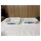Glasbake Blue Onion 2 Piece Bakeware by McKee