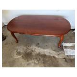 Wood coffee table 48x24x16