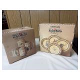 Market Centre plates & mugs NIB