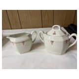 Antique Bavaria cream & sugar