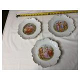 Vtg hand painted plates by Judy's Ceramics