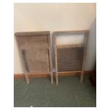 2 Vintage washboards