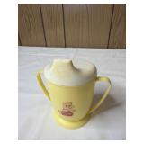 Vintage Tommee Tippee Sippy Cup w/ Lid & Handles,