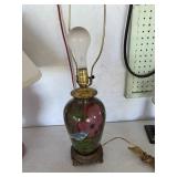Antique painted lamp 25' tall