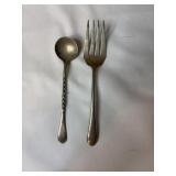 Sterling Silver fork & spoon