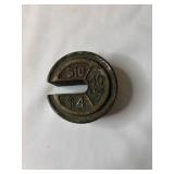 Vintage postage weight