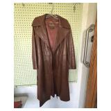 Vtg Skin Gear leather coat size