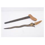 Vintage SE Asian Dagger Style Knife