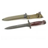 Dutch Made US M4 Bayonet W/ Scabbard