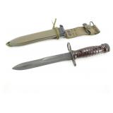 Italian Made US M4 Bayonet W/ Scabbard