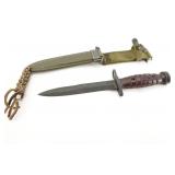 Dutch Made US M4 Bayonet W/ Scabbard