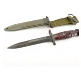 Dutch Made US M4 Bayonet W/ Scabbard