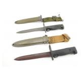 Unmarked US M6 Bayonet W/ Scabbard Lot of 2